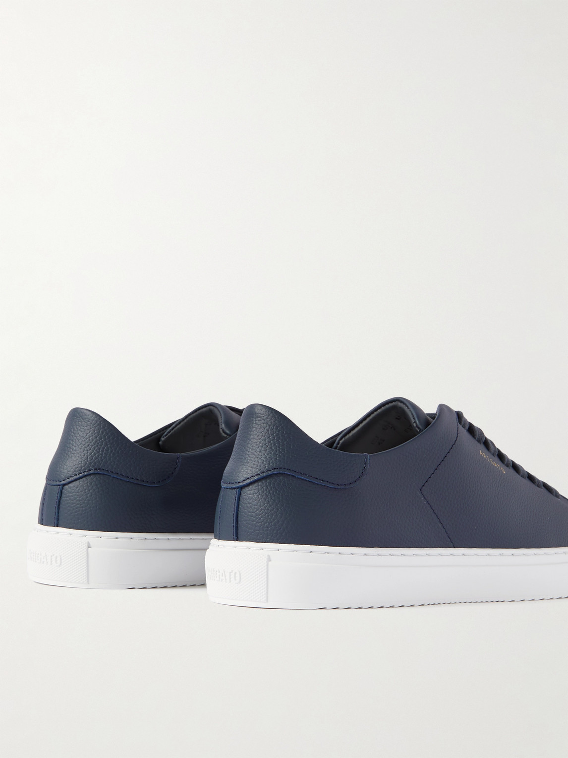 Shop Axel Arigato Clean 90 Full-grain Leather Sneakers In Blue