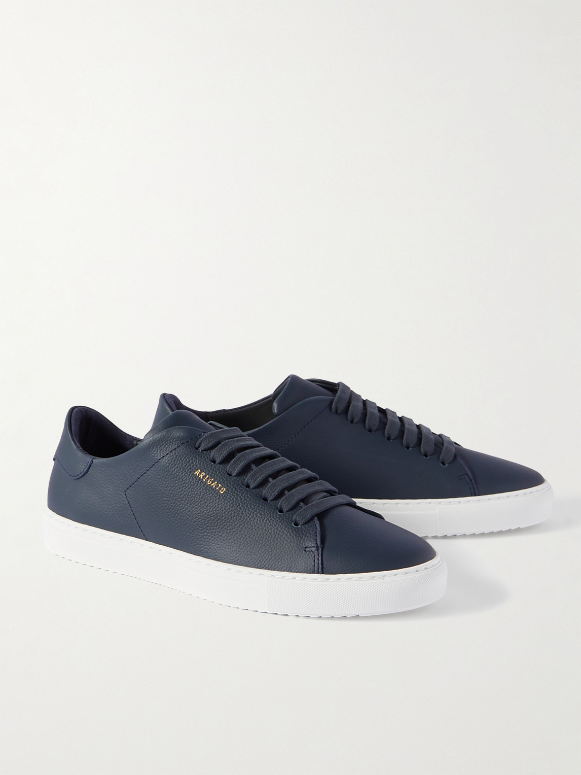 Shop Axel Arigato Clean 90 Full-grain Leather Sneakers In Blue