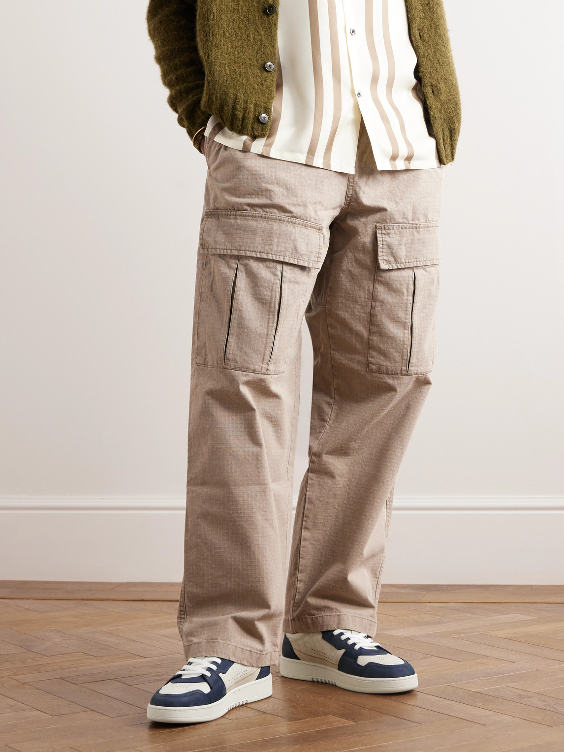 Axel Arigato Dice Lo Beige Blue Sneaker In Neutral