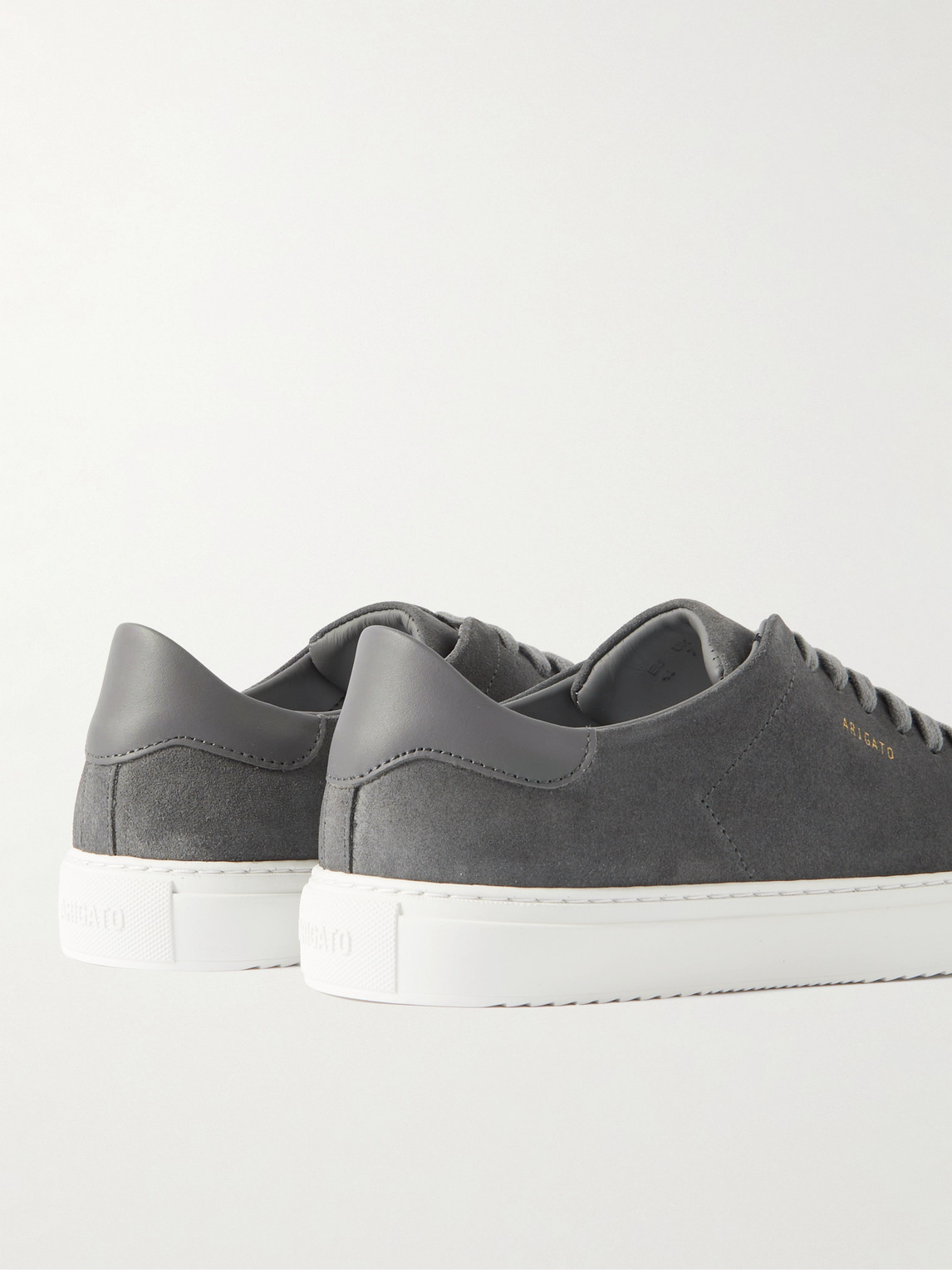 Axel Arigato Clean 90 Leather Sneakers In Gray