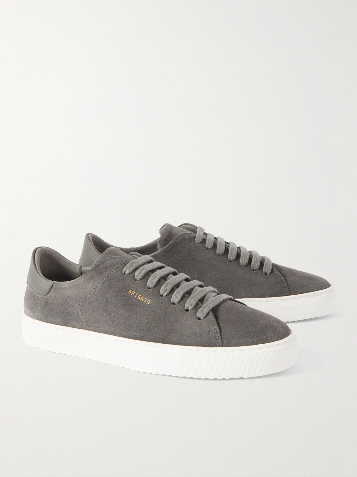 Axel Arigato Clean 90 Leather Sneakers In Gray