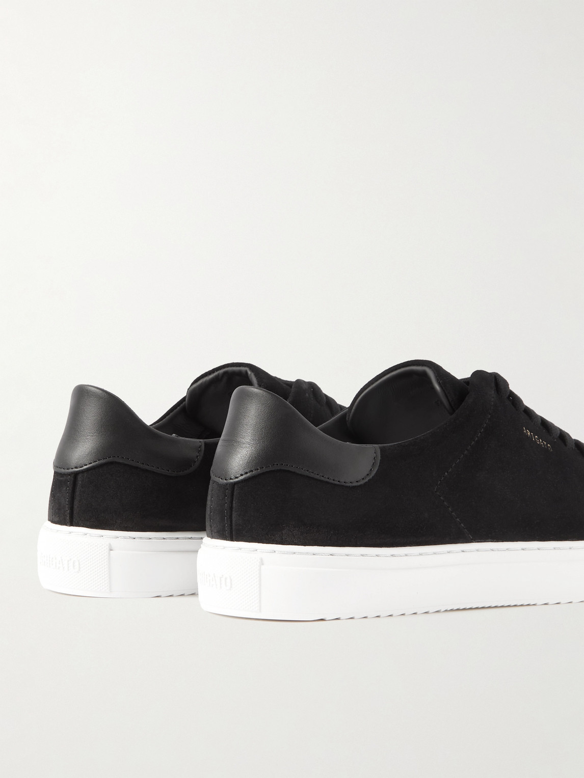 Axel Arigato '90 Clean' Black Low Top Sneakers With Logo Lettering On The Side In Black