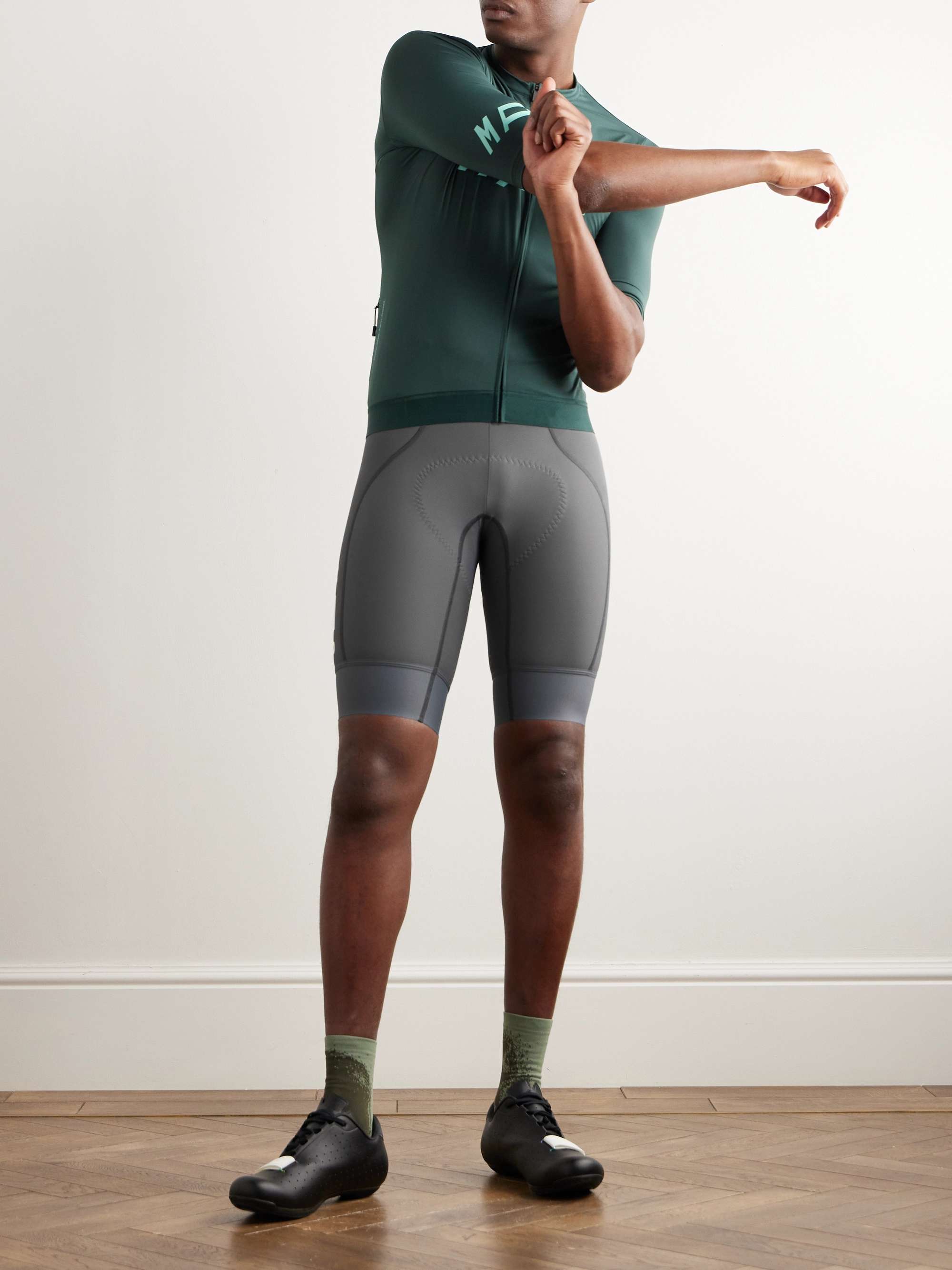 Stretch cycling top shorts