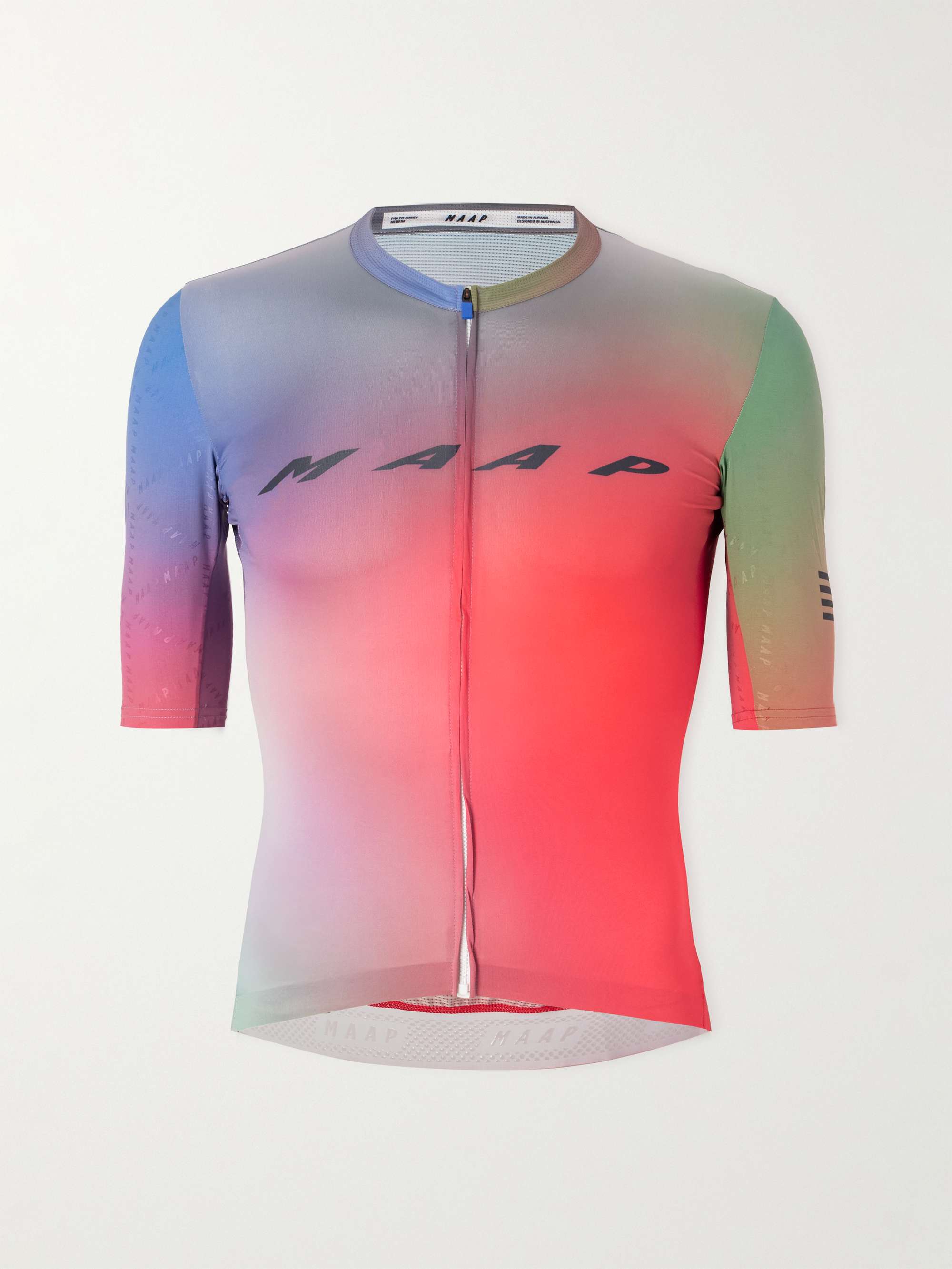 MAAP Blurred Out Pro Hex 2.0 Logo-Print Recycled Cycling Jersey for Men ...