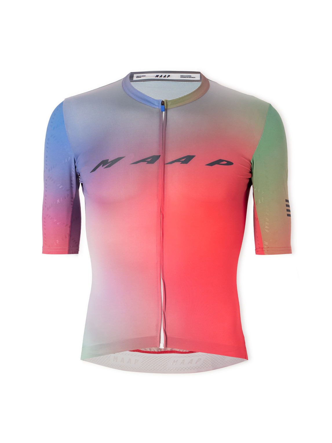 Blurred Out Pro Hex 2.0 Logo-Print Recycled Cycling Jersey