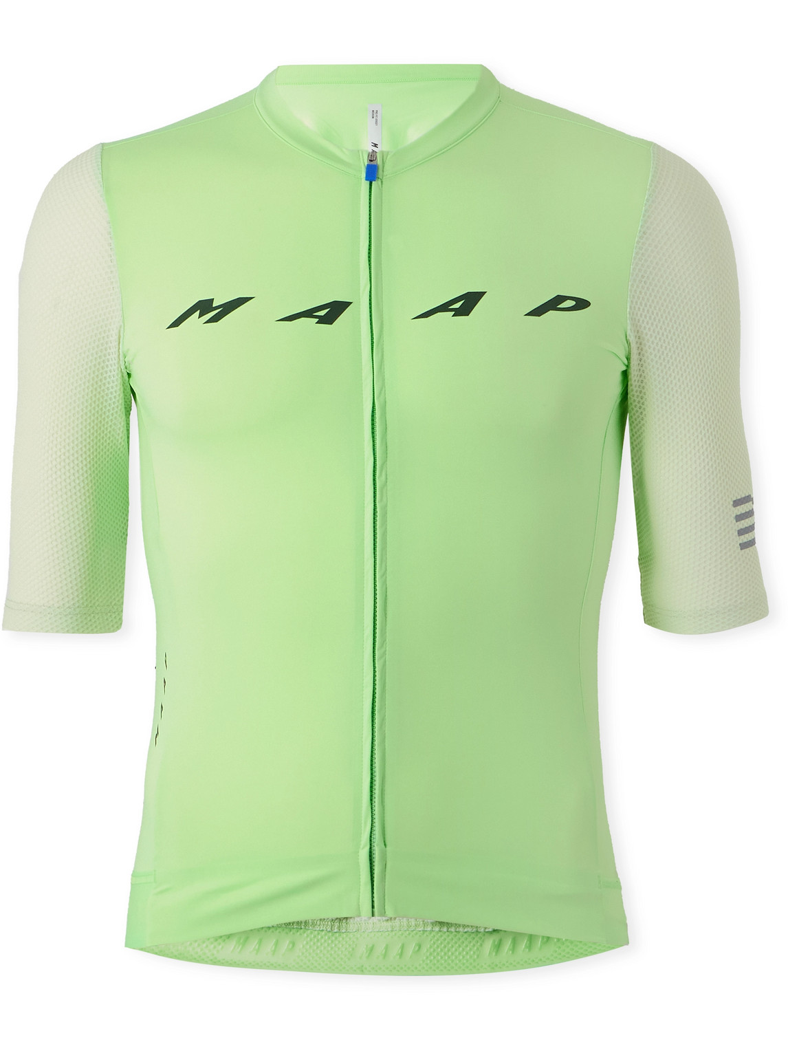 Maap Evade Pro 2.0 Logo-print Stretch Recycled Cycling Jersey In Green