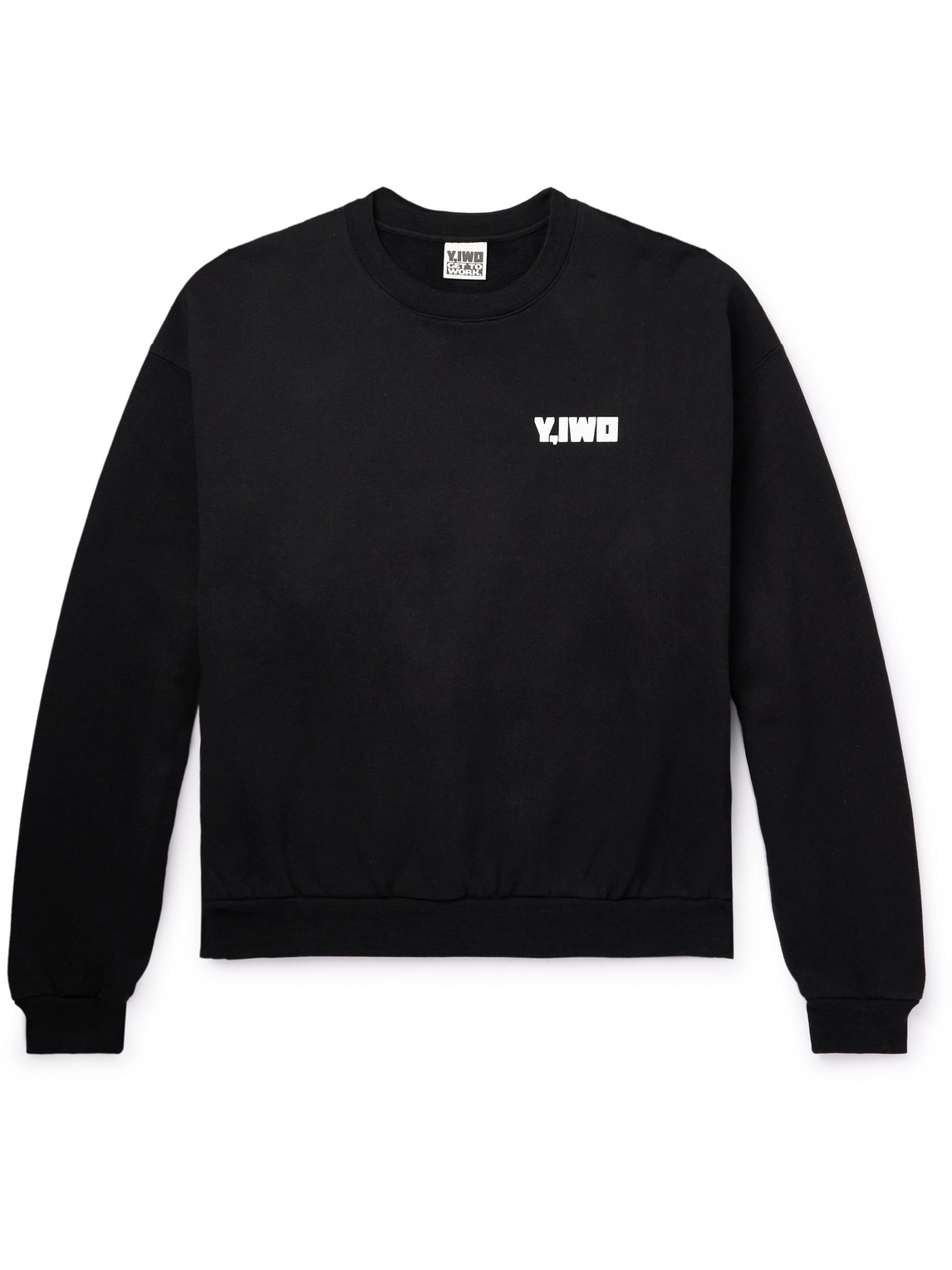 Y,iwo Hardwear Logo-print Cotton-jersey Sweatshirt In Black