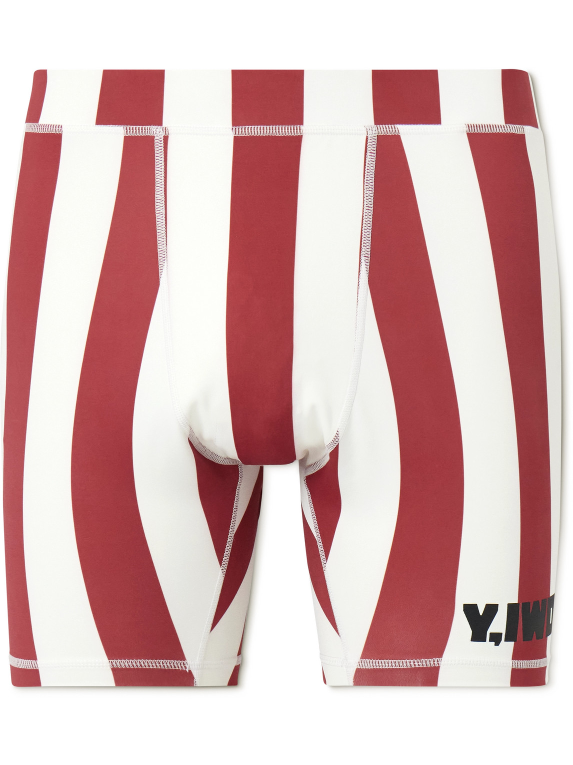 Hardwear Logo-Print Striped Stretch-Jersey Cycling Shorts
