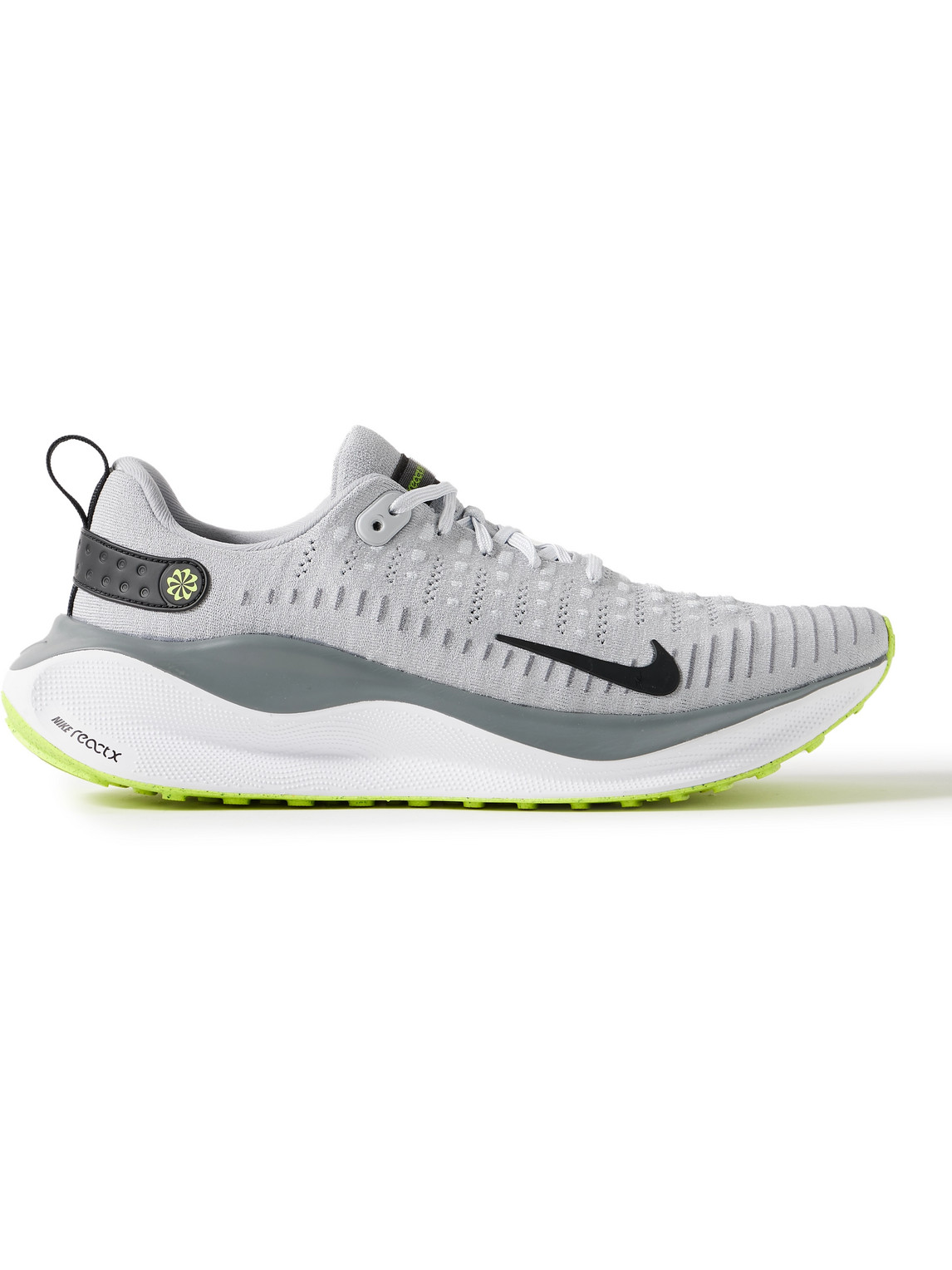Nike Infinity Run 4 Reactx Flyknit Running Sneakers In Gray