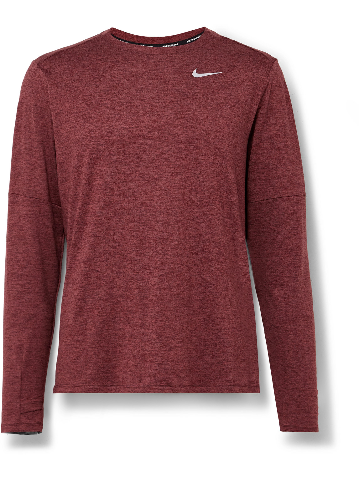 Nike Element Logo-print Dri-fit T-shirt In Burgundy