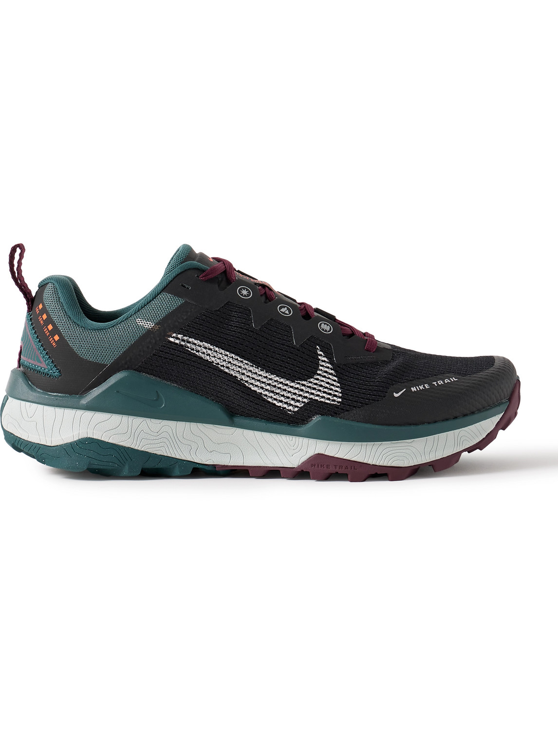 Wildhorse 8 Rubber-Trimmed Mesh Running Sneakers