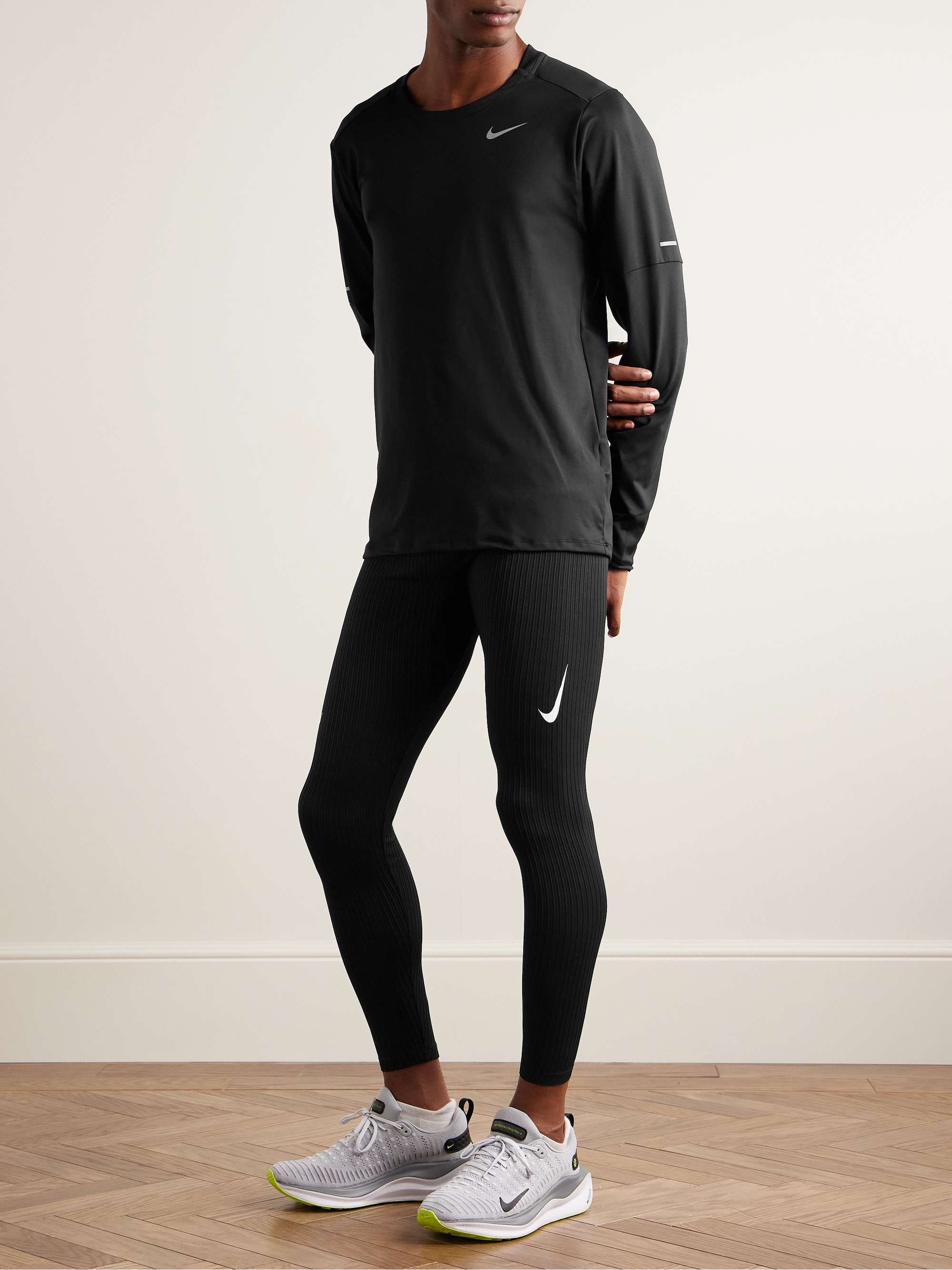 NIKE RUNNING Aeroswift Ribbed Dri-FIT ADV Tights for Men