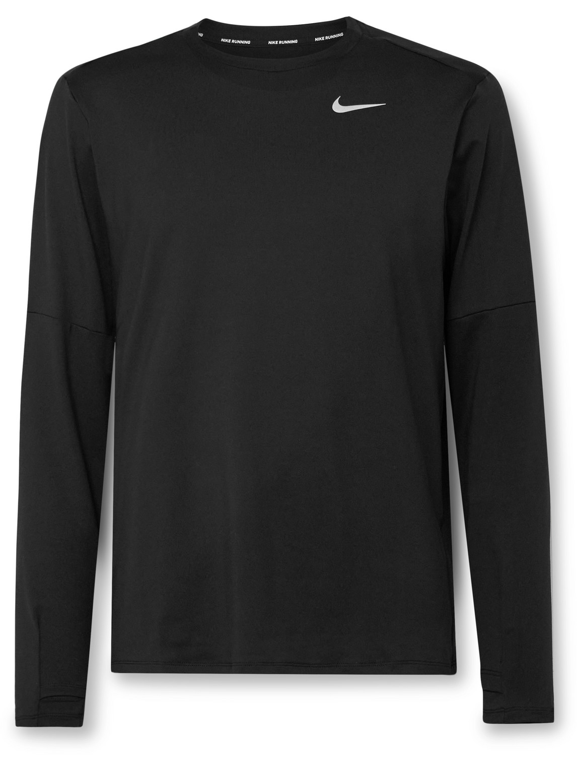 Nike Element Logo-print Dri-fit T-shirt In Black