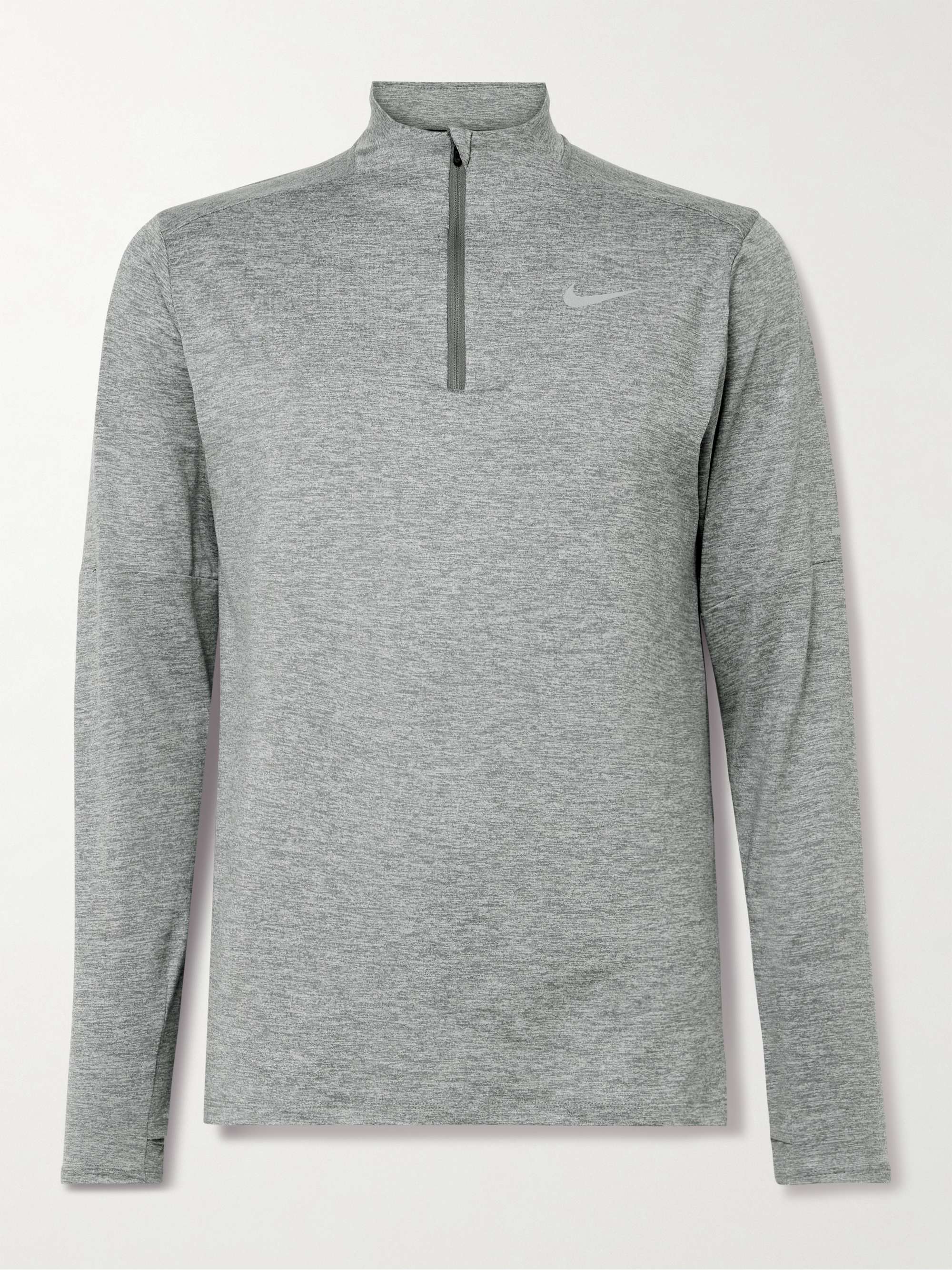 NIKE RUNNING Element Logo-Print Dri-FIT Half-Zip Top for Men