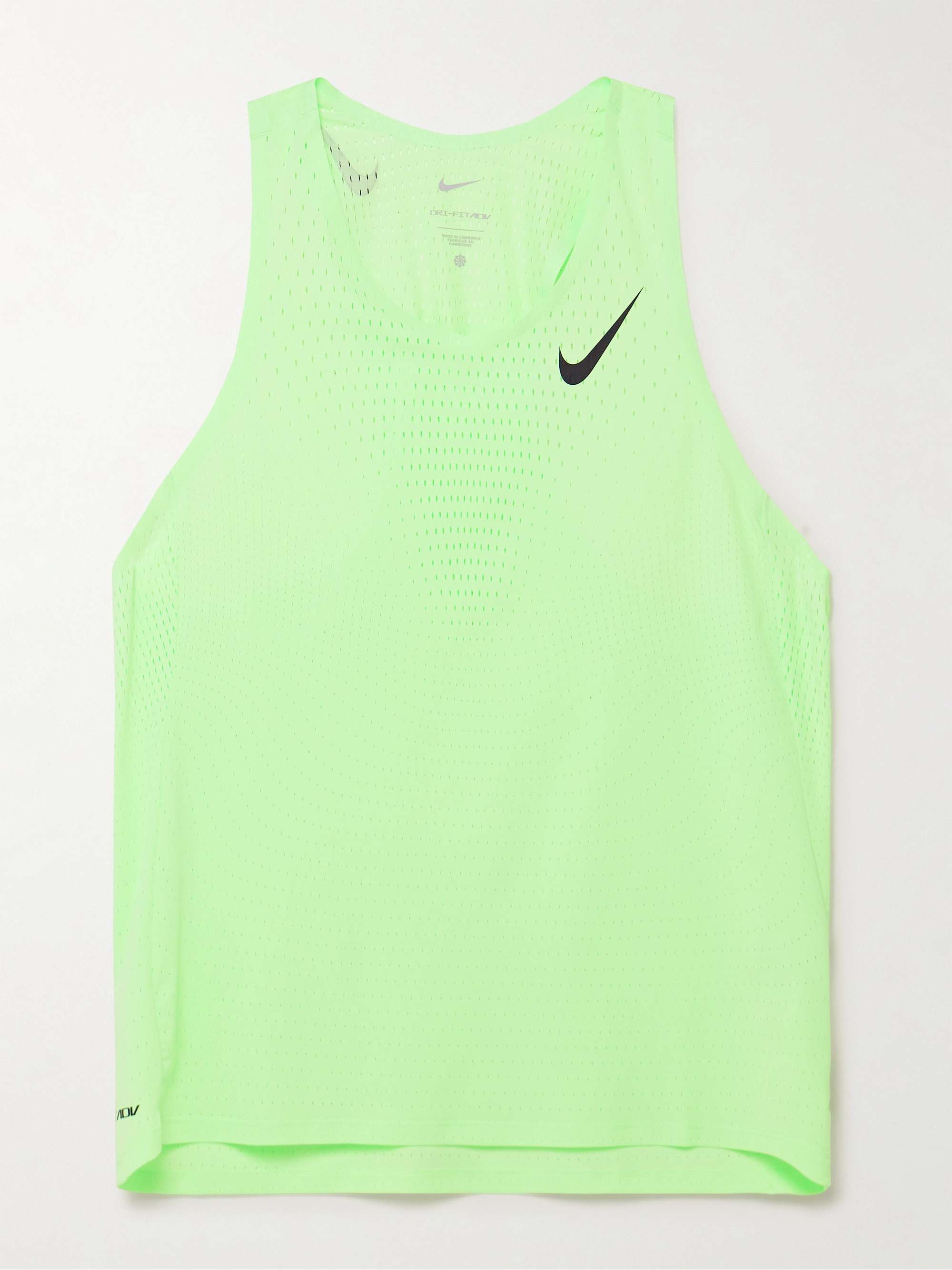 nike aeroswift tank white