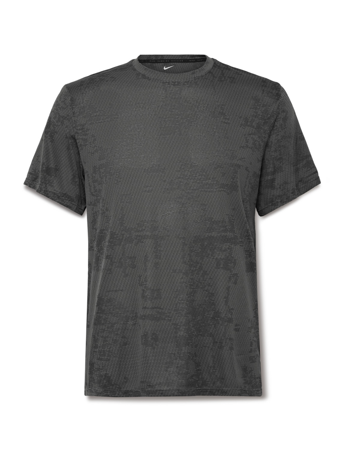 Nike Run Division Intarsia Dri-fit Adv Techknit T-shirt In Gray