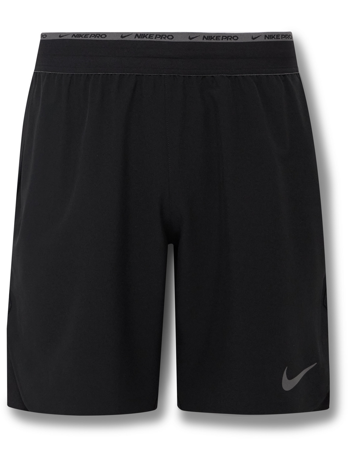 Nike Training - Pro Flex Rep Straight-Leg Mesh-Trimmed Dri-FIT Shorts - Men - Black - M