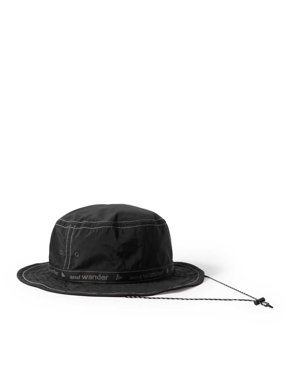 Grosgrain-Trimmed Shell Bucket Hat