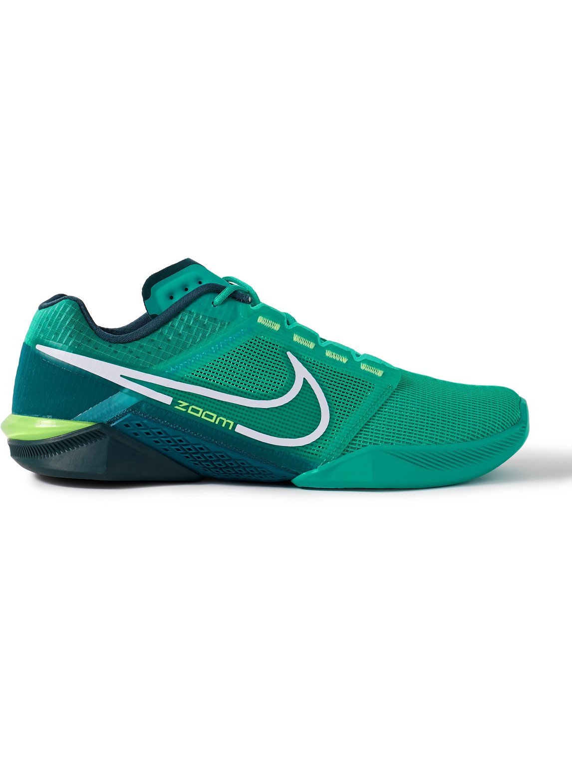 Shop Nike Zoom Metcon Turbo 2 Rubber-trimmed Mesh And Ripstop Sneakers In Blue
