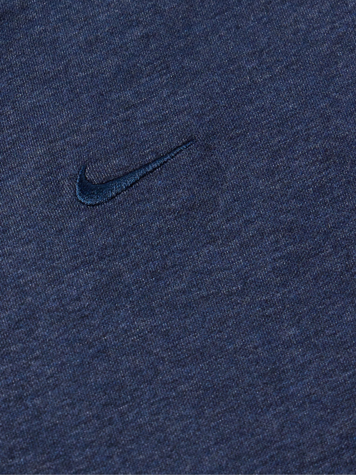 Shop Nike Primary Logo-embroidered Cotton-blend Dri-fit Tank Top In Blue