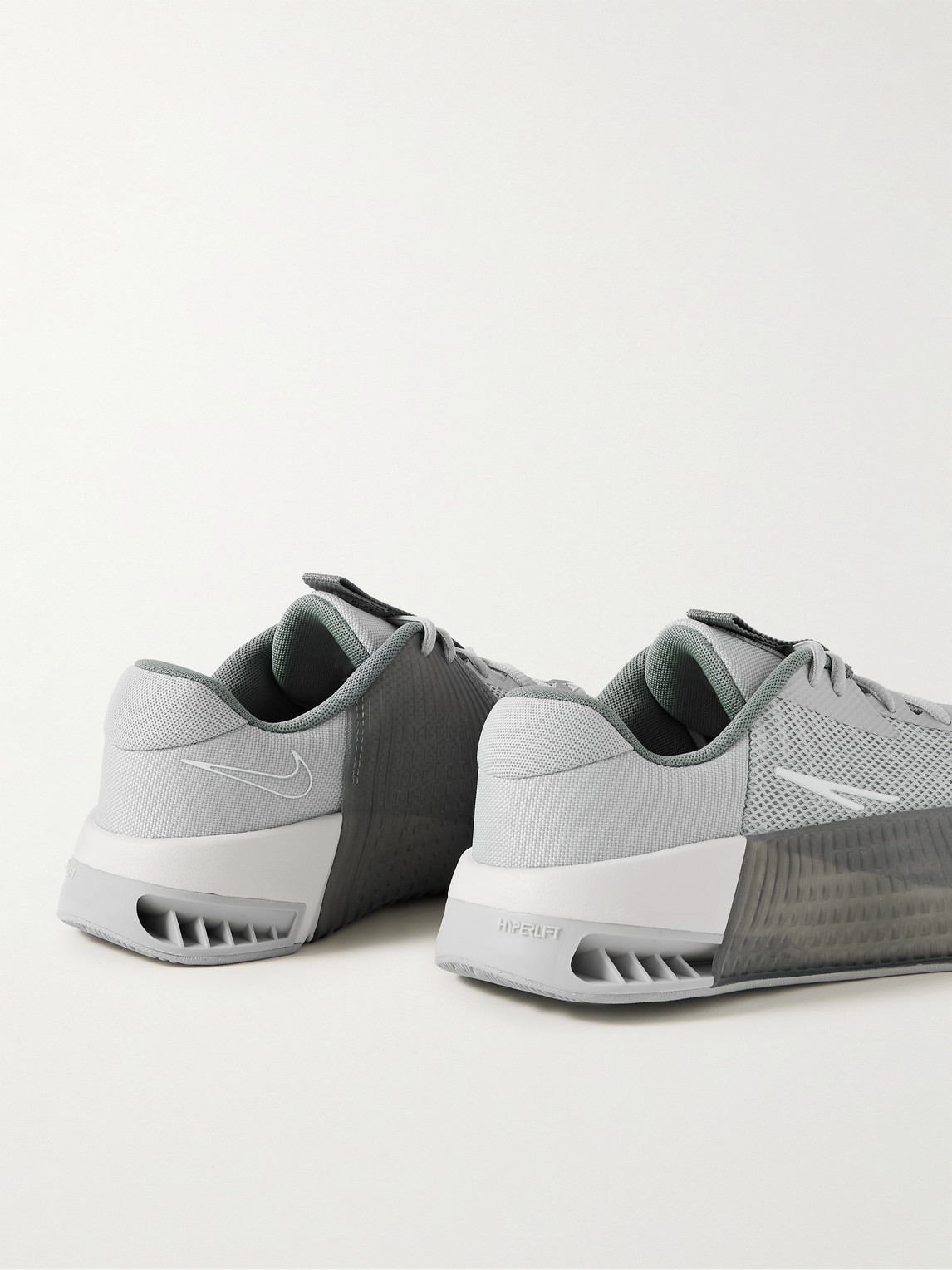 Shop Nike Metcon 9 Rubber-trimmed Mesh Sneakers In Gray