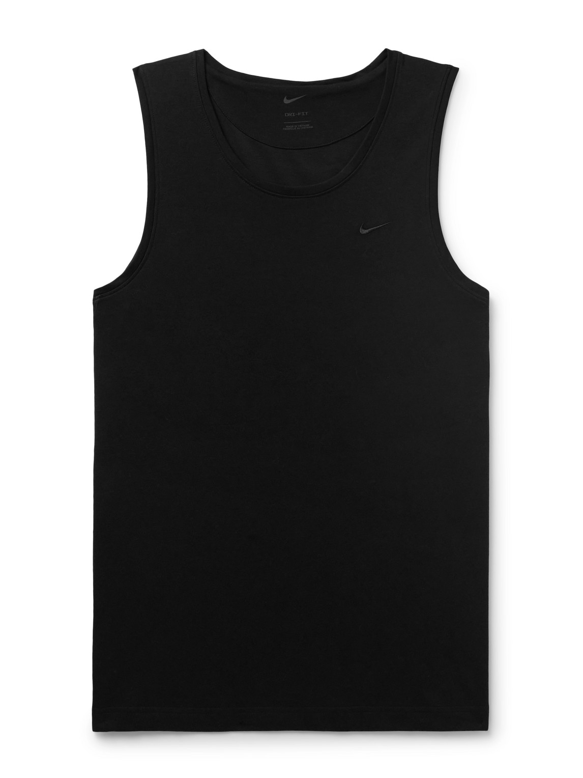 Primary Logo-Embroidered Cotton-Blend Dri-FIT Tank Top