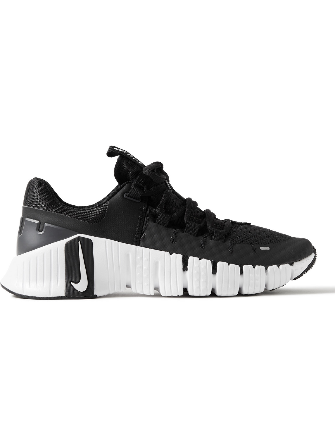Free Metcon 5 Rubber-Trimmed Mesh Sneakers