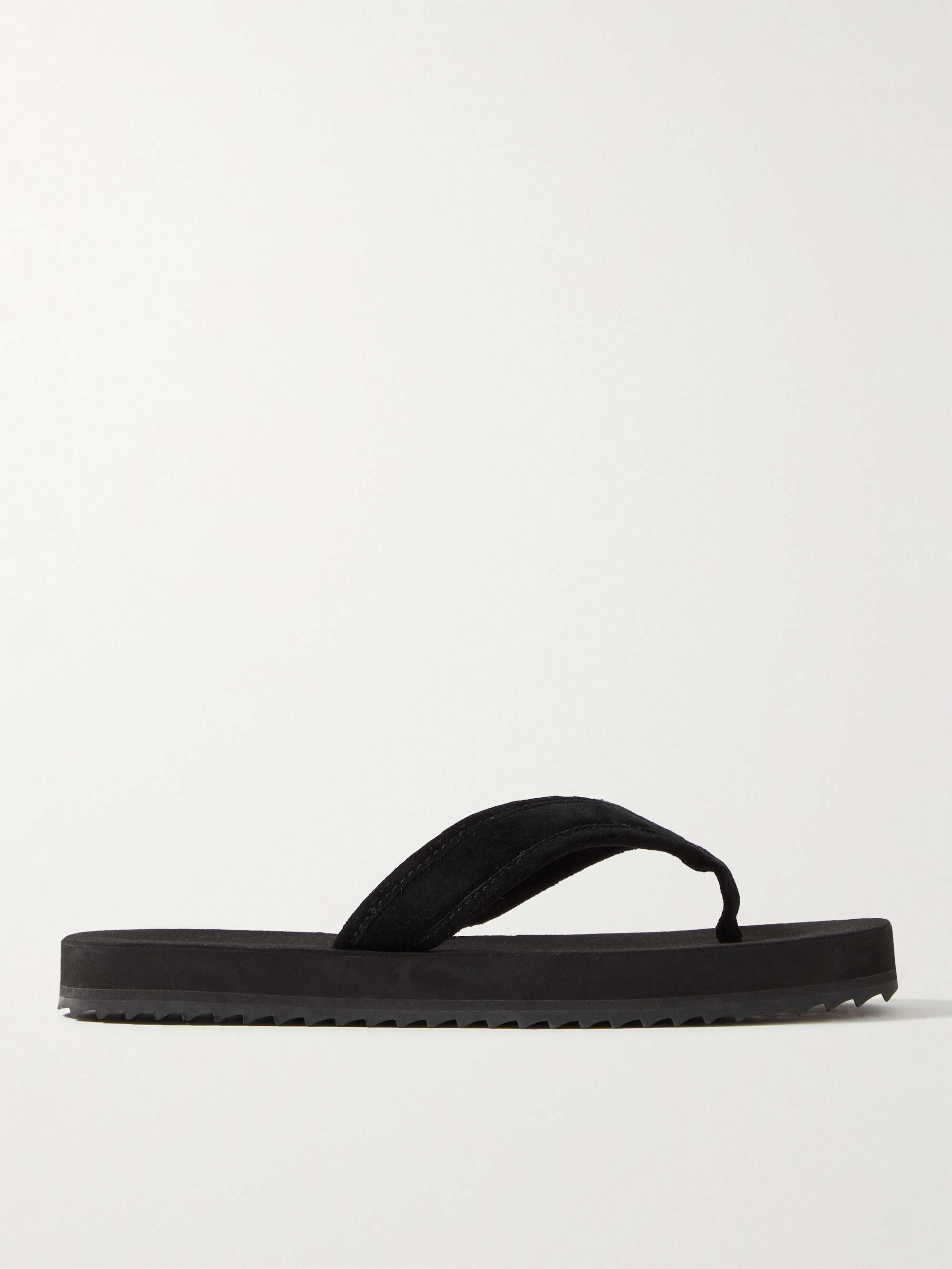 JAMES PERSE Suede Flip Flops for Men | MR PORTER