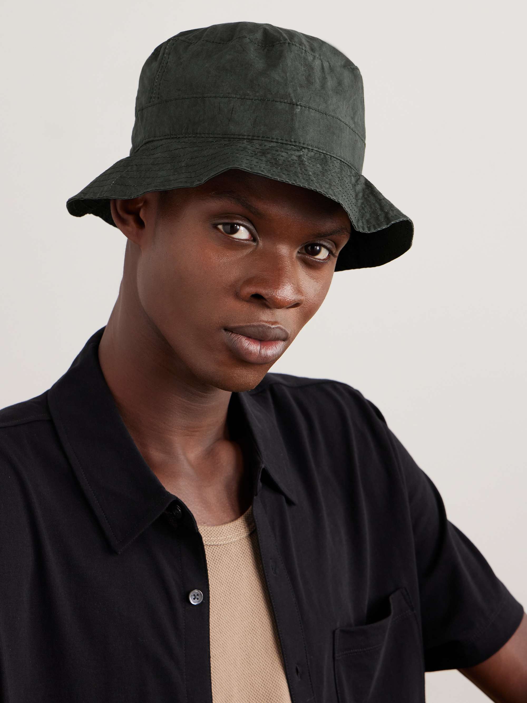 JAMES PERSE Parachute Pigment-Dyed Cotton-Poplin Bucket Hat for Men ...