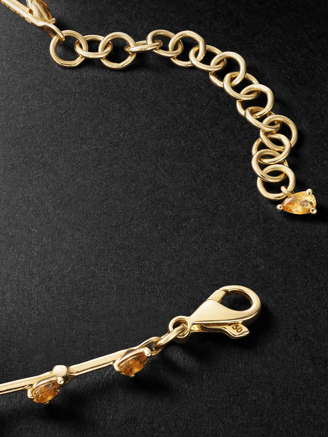 Shop Fernando Jorge Flicker 18-karat Gold Citrine Bracelet