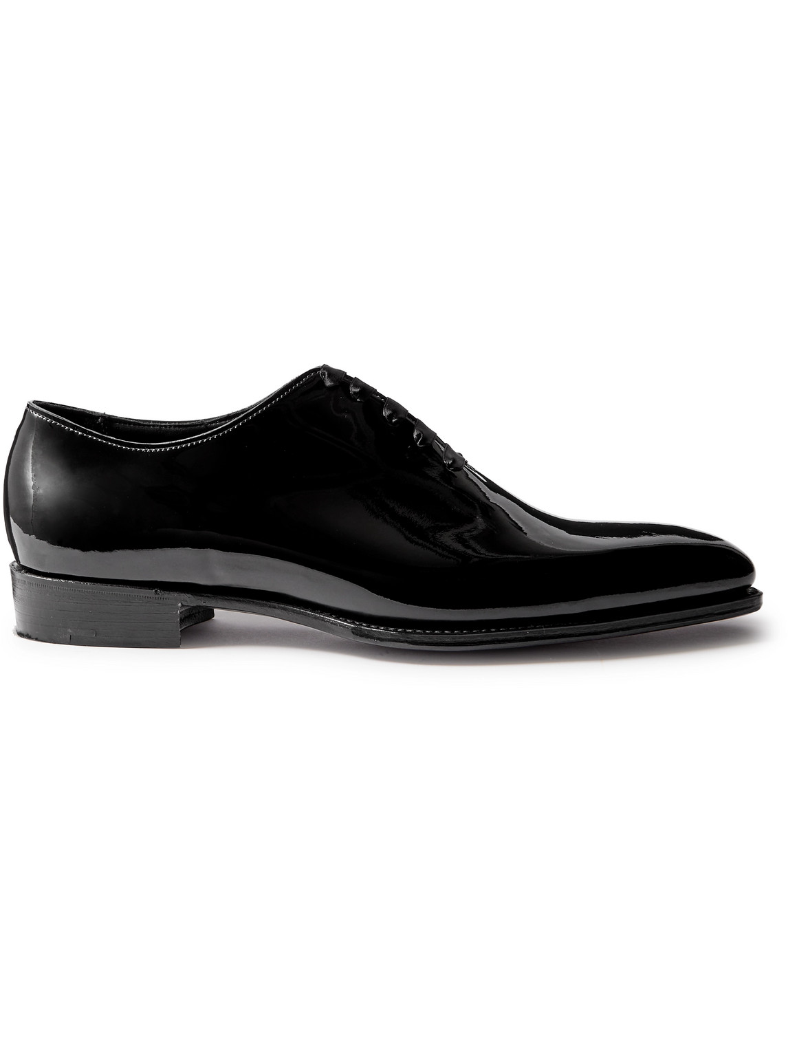 Merlin Whole-Cut Patent-Leather Oxford Shoes