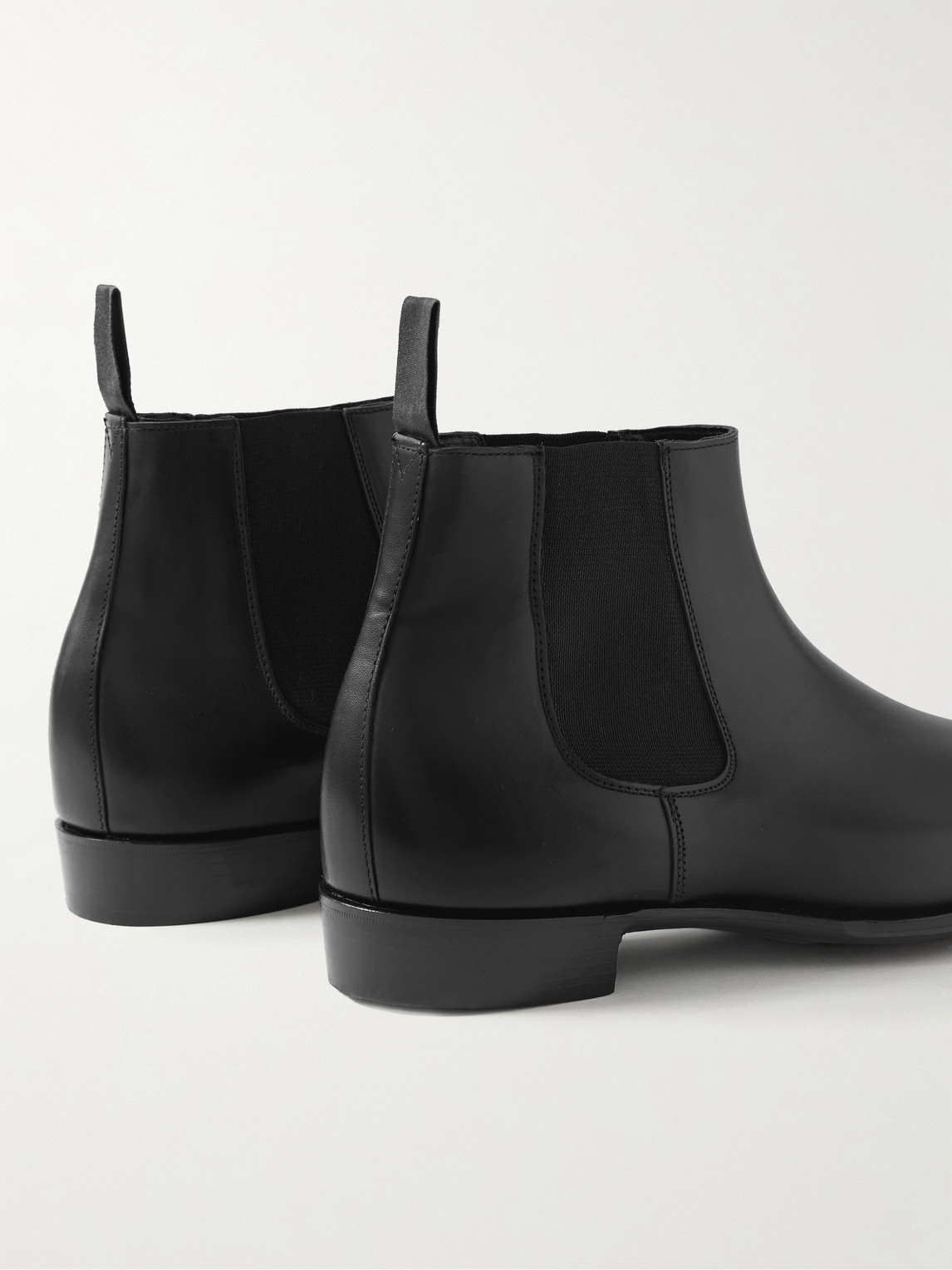 Shop George Cleverley Jason Leather Chelsea Boots In Black