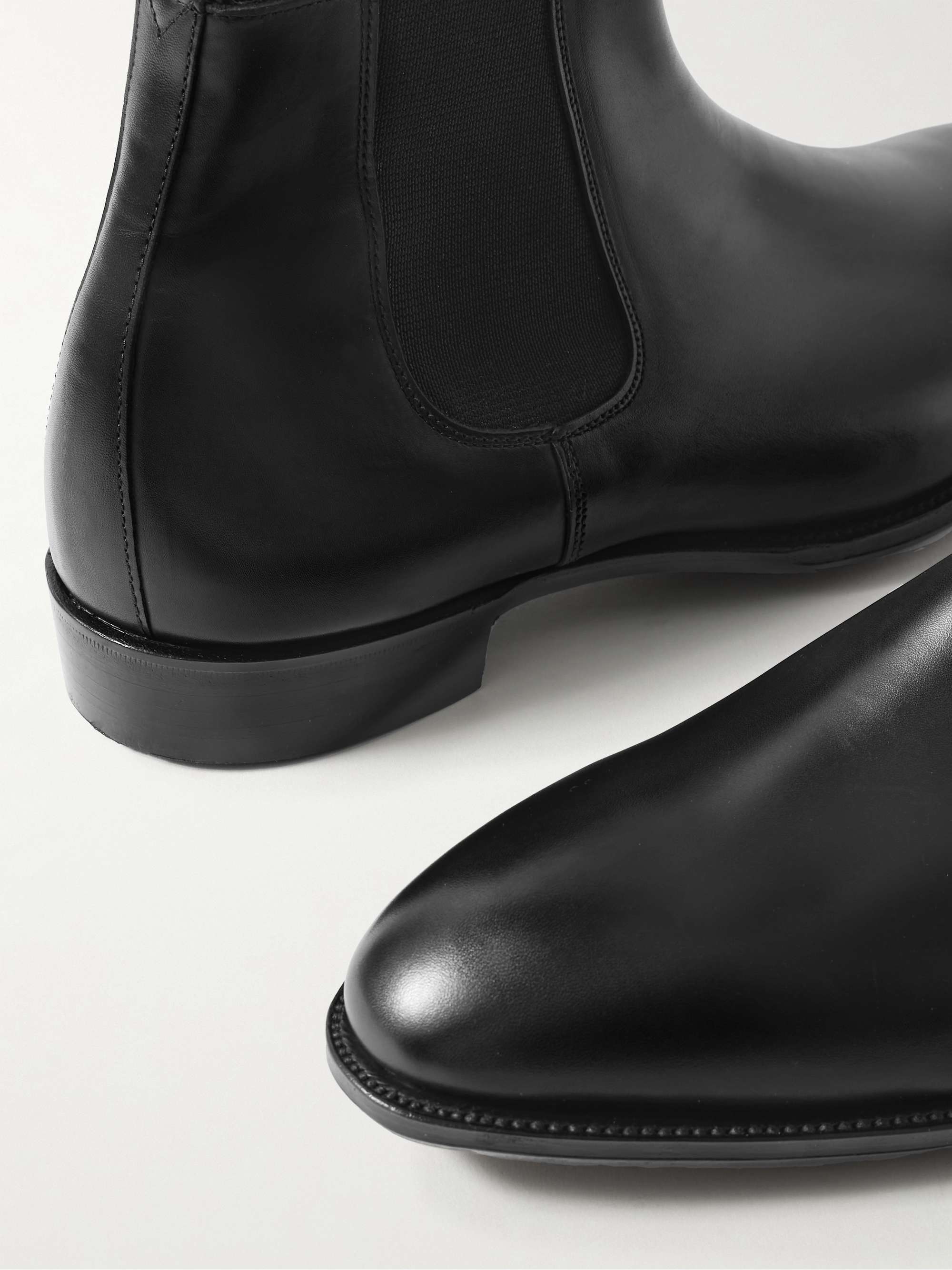 GEORGE CLEVERLEY Jason Leather Chelsea Boots for Men | MR PORTER