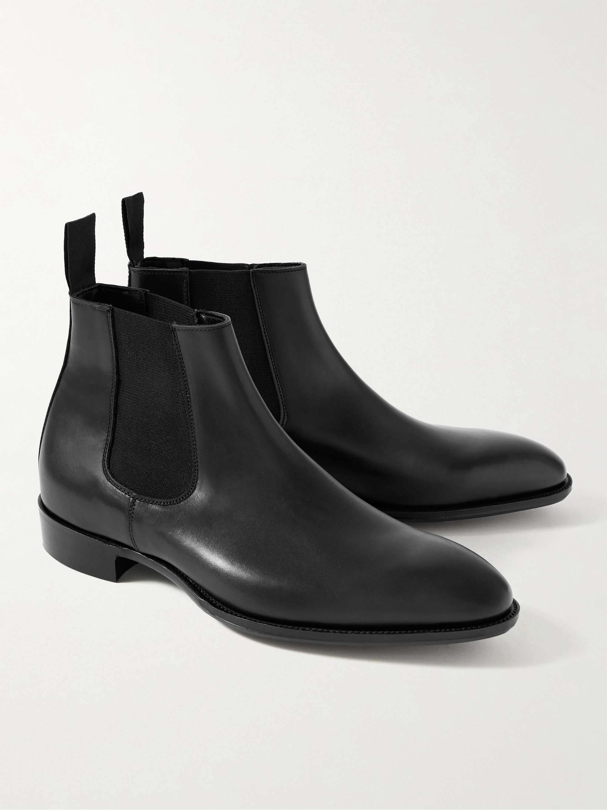 GEORGE CLEVERLEY Jason Leather Chelsea Boots for Men | MR PORTER