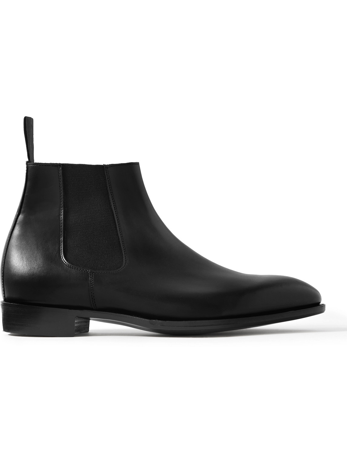 George Cleverley Jason Leather Chelsea Boots In Black