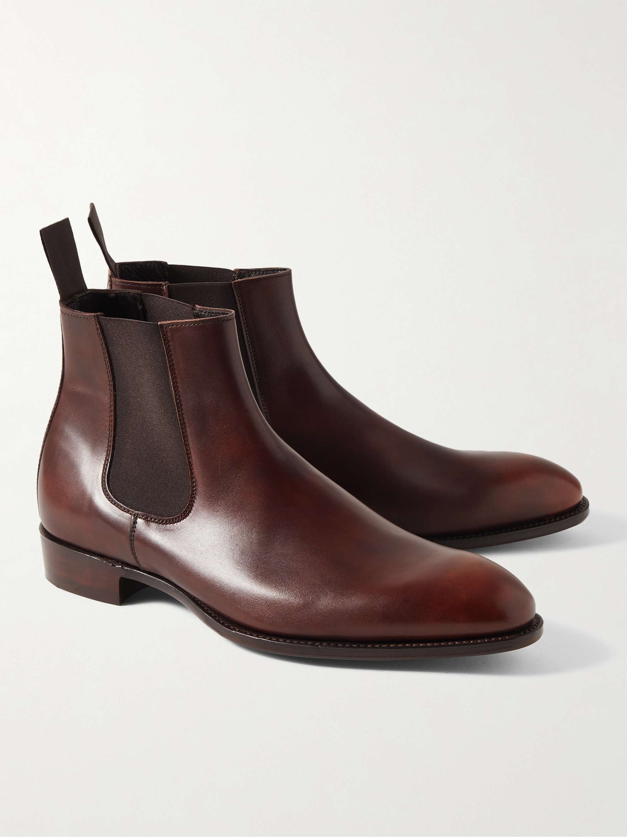 CLEVERLEY Jason Leather Chelsea Boots for Men MR PORTER