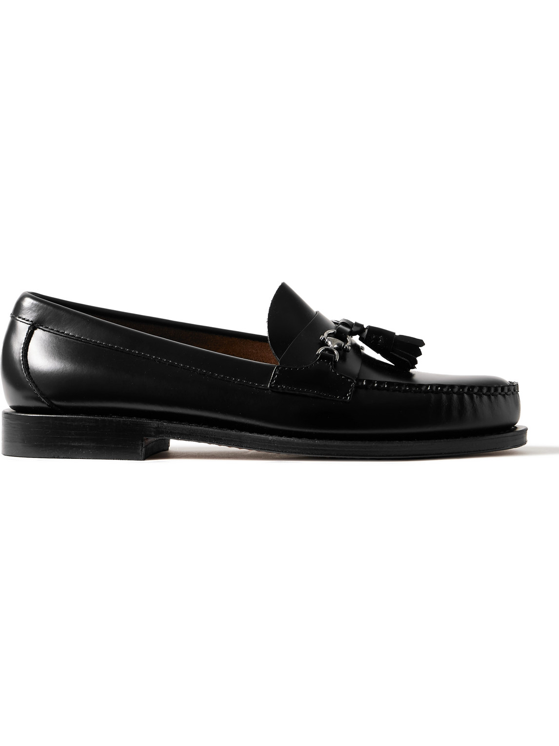 G.h. Bass & Co. Weejun Heritage Larson Leather Loafers In Black