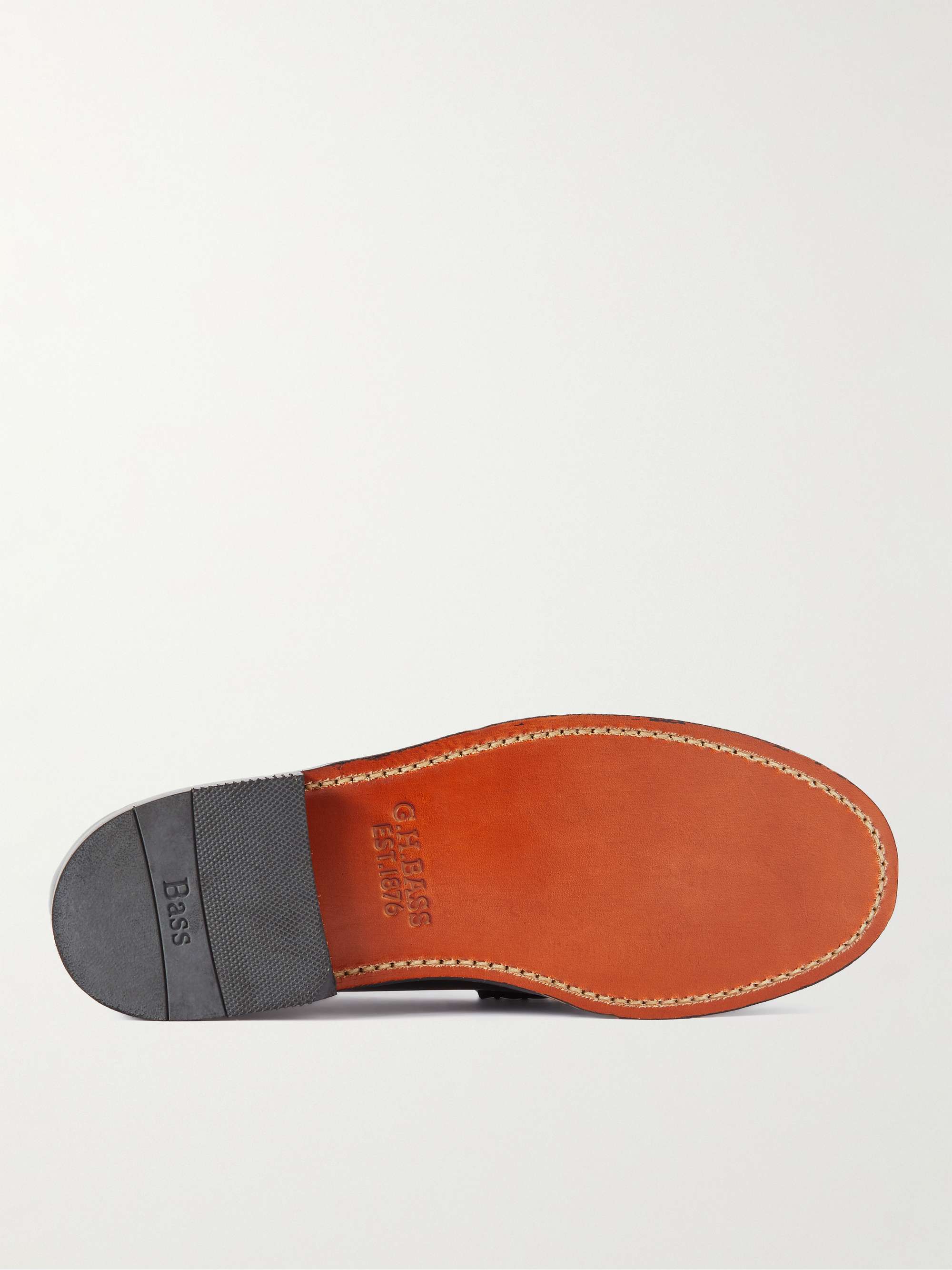 G.H. BASS & CO. Weejuns Heritage Larson Leather Penny Loafers