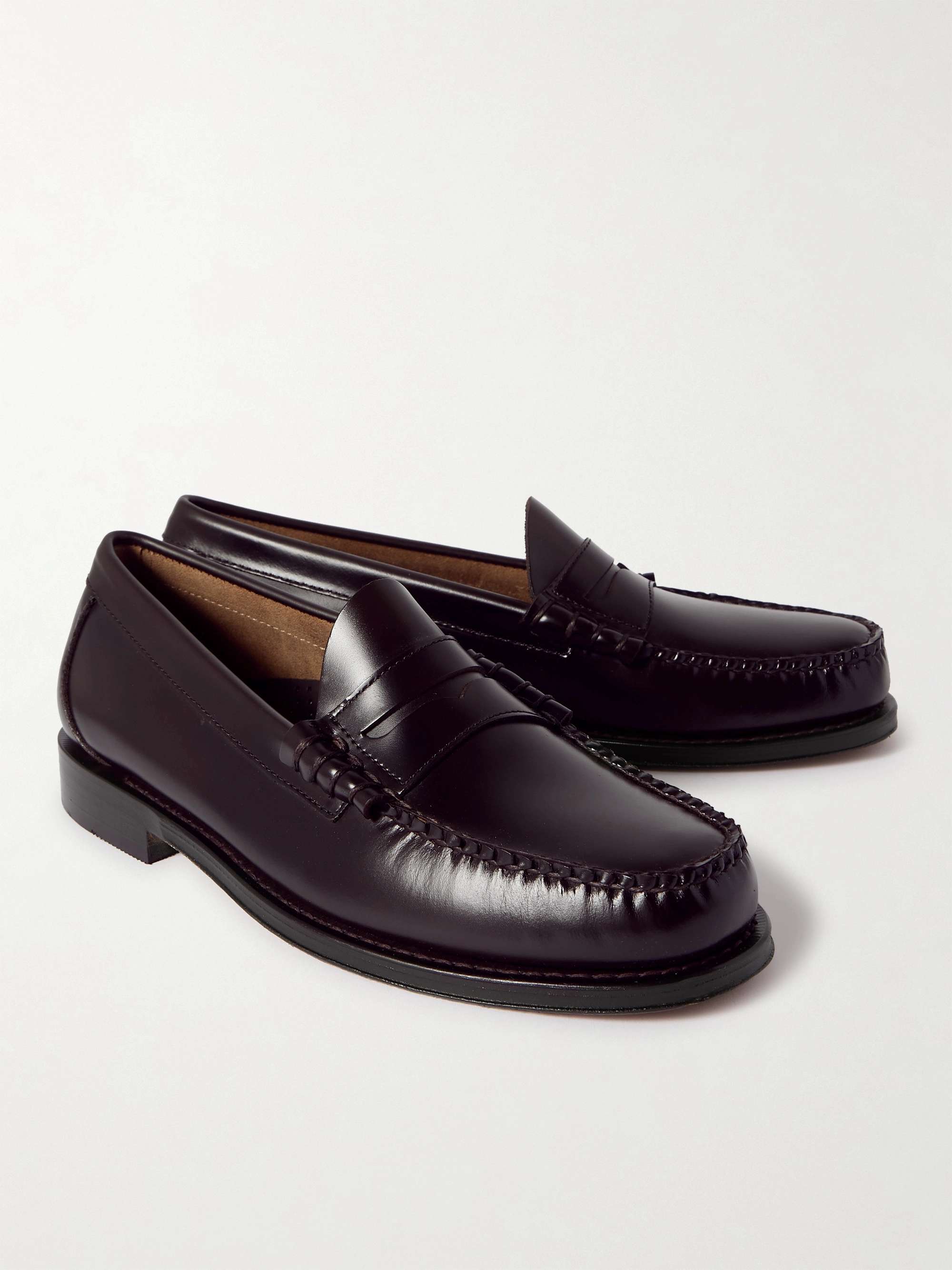 G.H. BASS Weejuns Heritage Larson Leather Penny Loafers