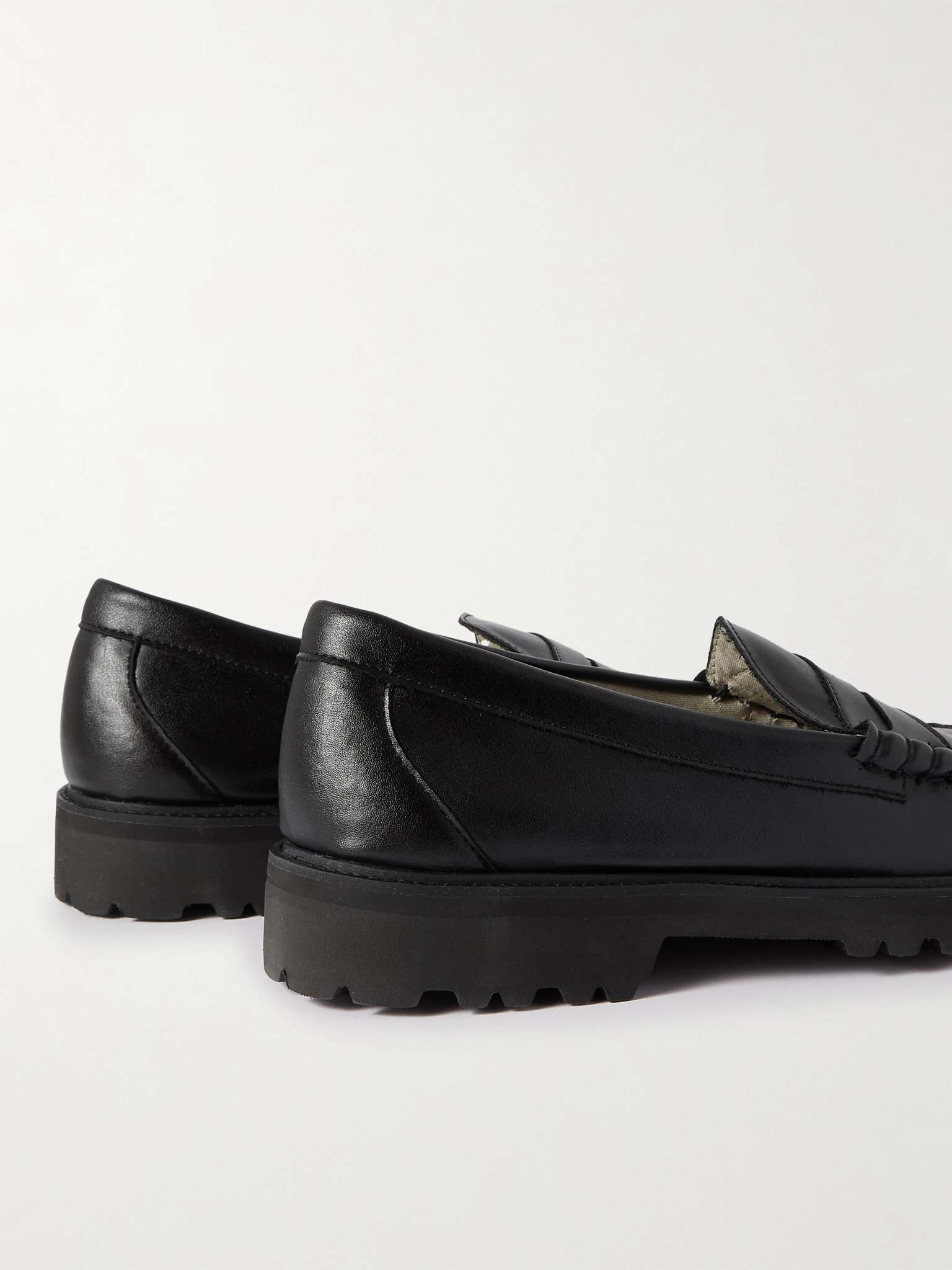 G.H. BASS & CO. Weejun 90 Cactus Leather Penny Loafers for Men | MR PORTER