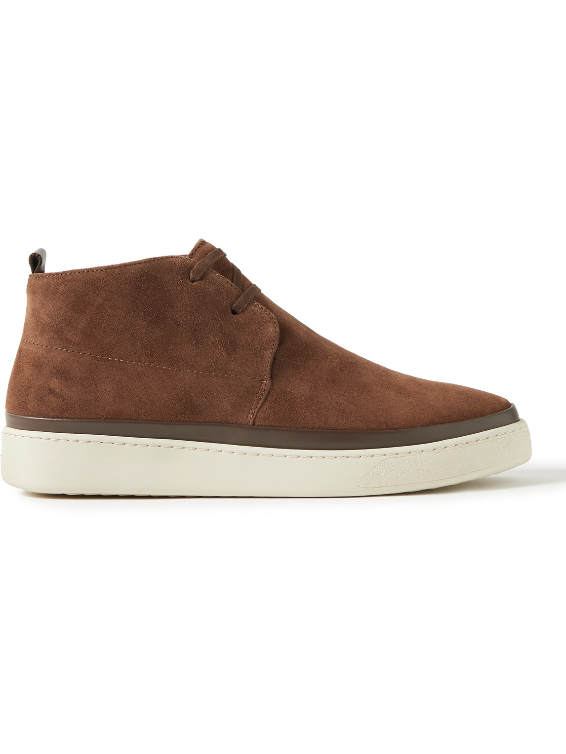 Mulo Suede Chukka Boots In Brown