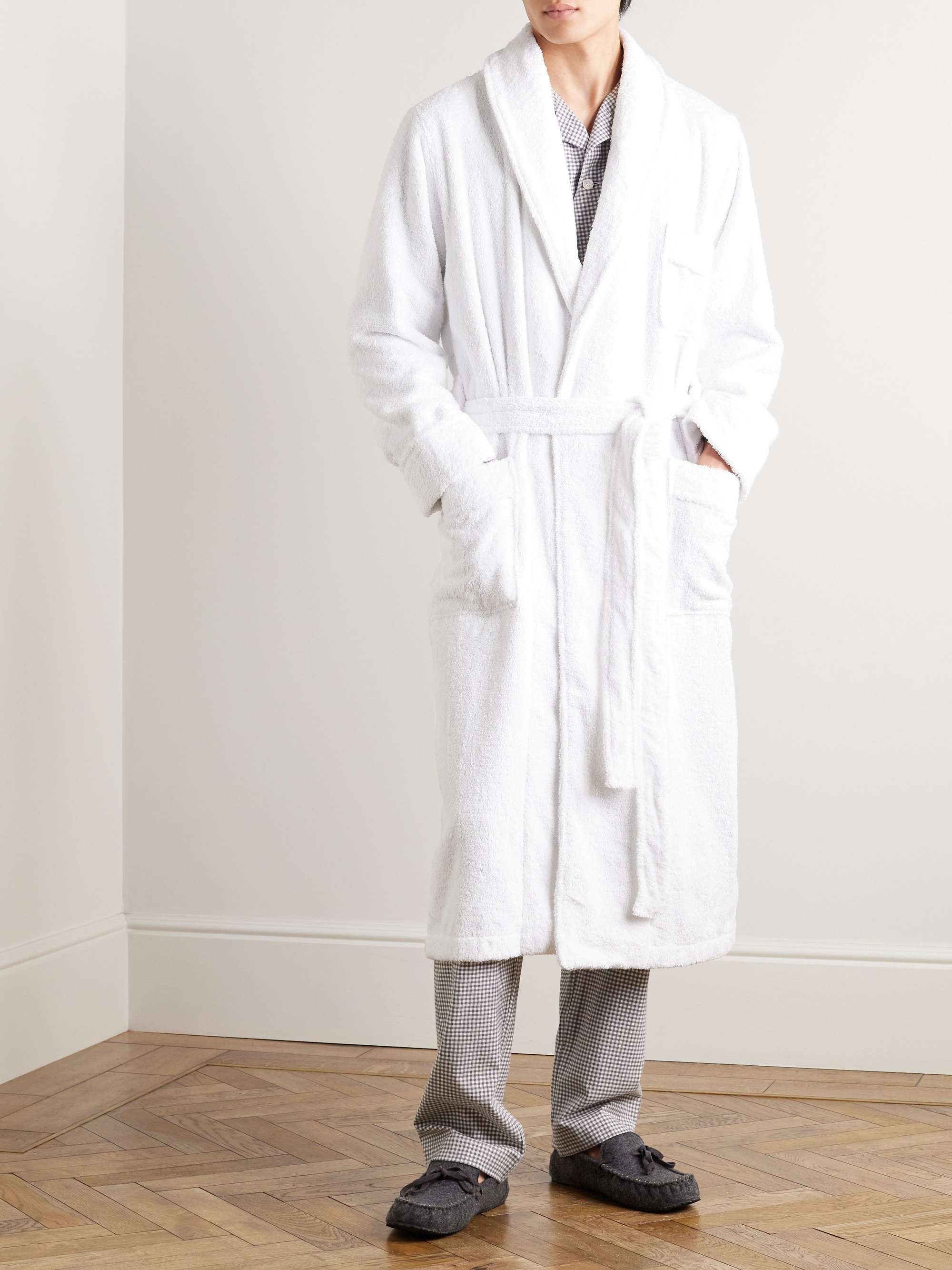 ANDERSON & SHEPPARD Cotton-Terry Robe