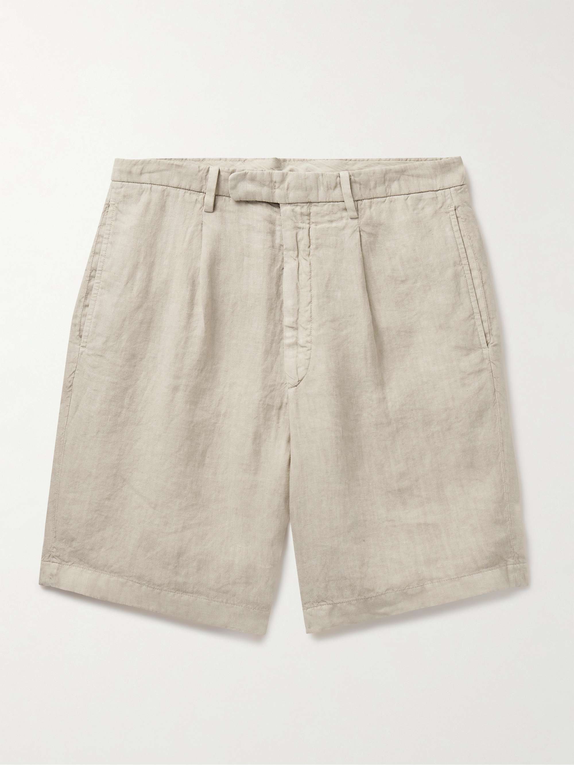 Boglioli elasticated straight-leg shorts - Green