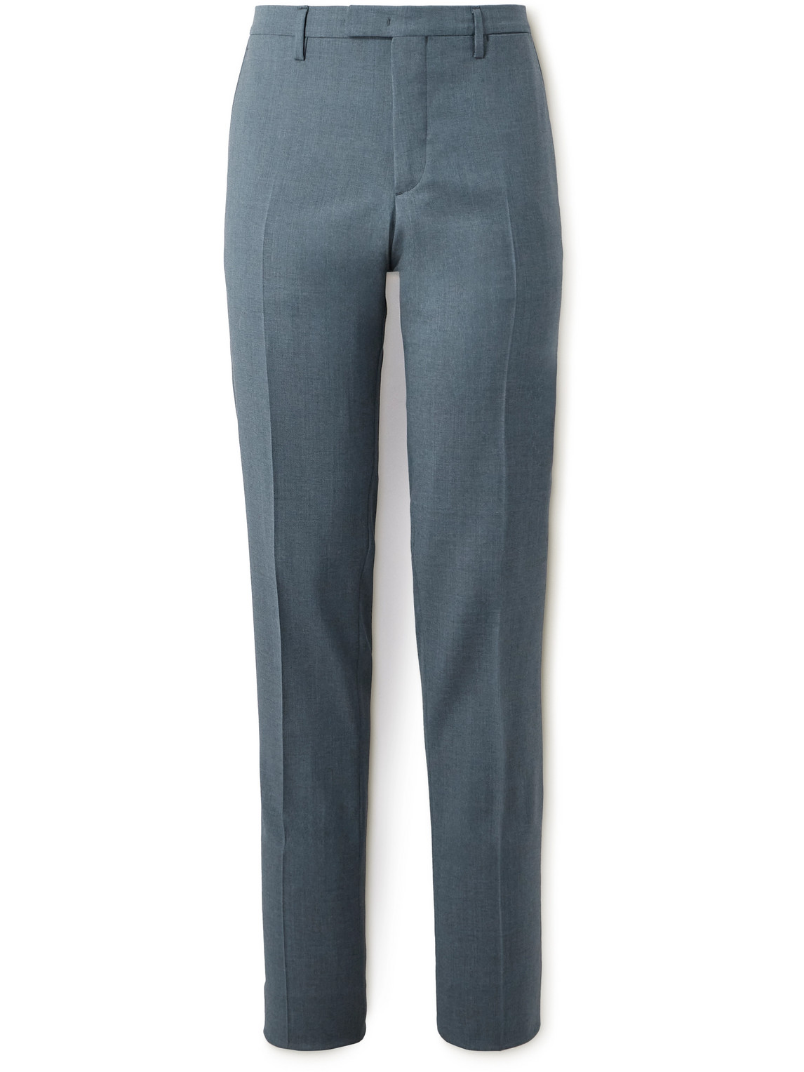 Boglioli Straight-leg Wool Suit Trousers In Blue