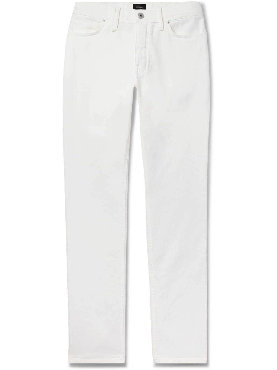 Brioni Maribel Slim-fit Straight-leg Jeans In White