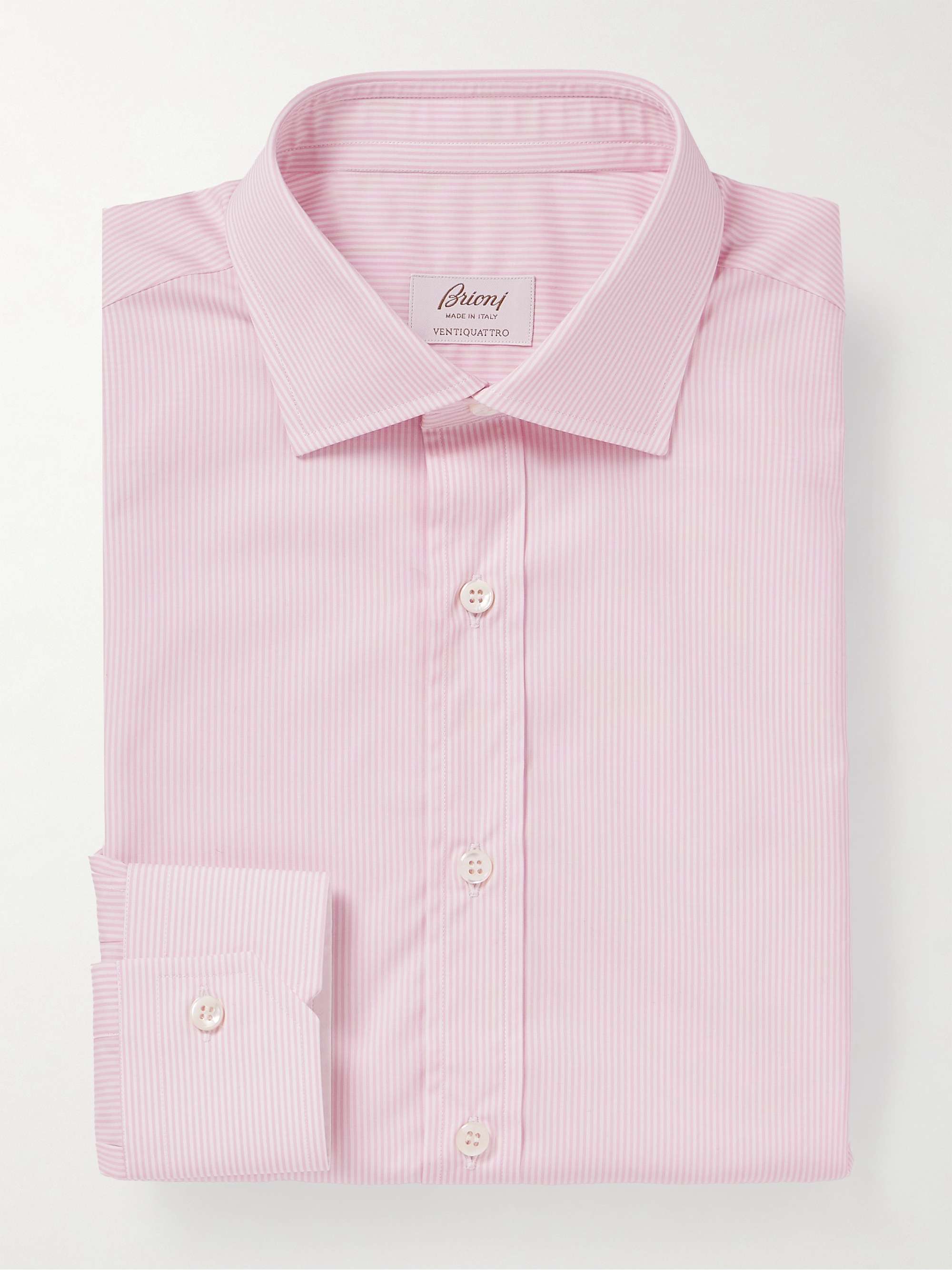 BRIONI コットン シャツ ストライプ柄 for Men | MR PORTER