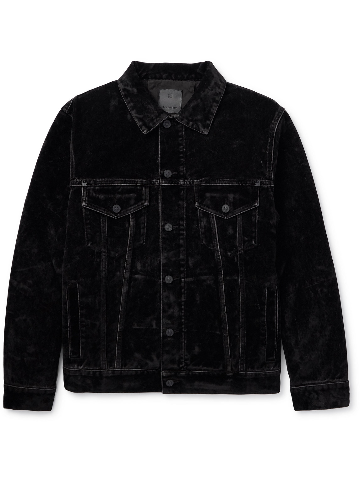 Givenchy Denim Jacket In Black