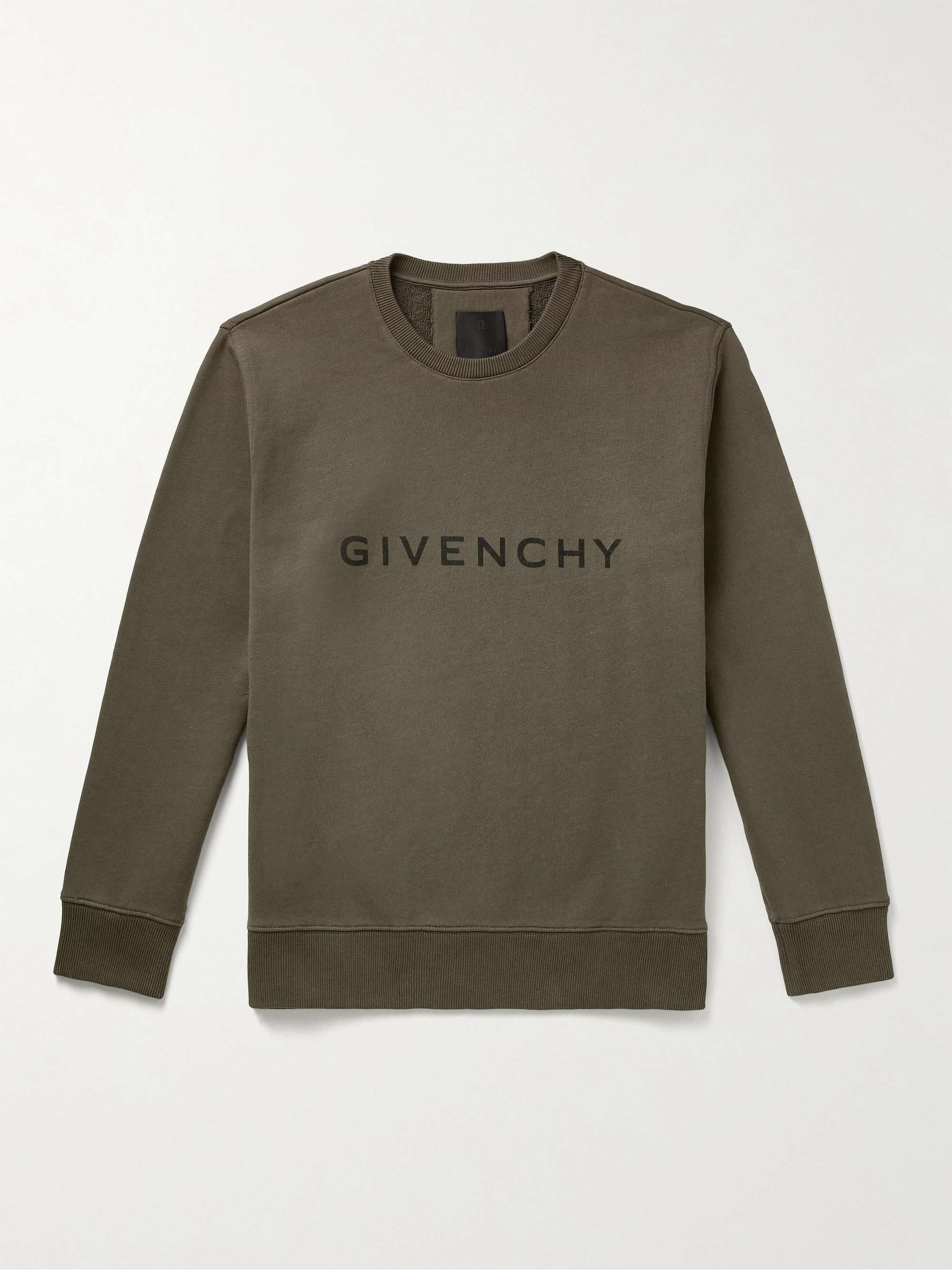 Givenchy Black Cotton Knit Distressed Sweatshirt XS Givenchy