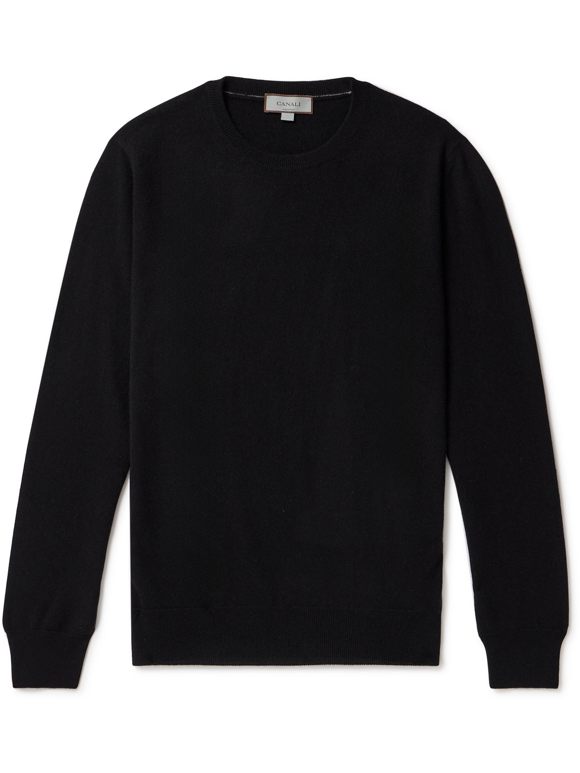 Canali Cashmere Sweater In Black