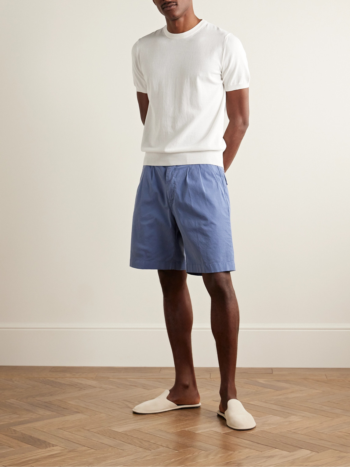Shop Canali Cotton T-shirt In White
